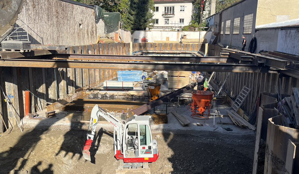 Aktuelle Baustelle